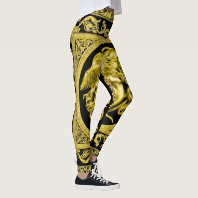 Collants Méduse Dorée avec Arabesques (Droite)