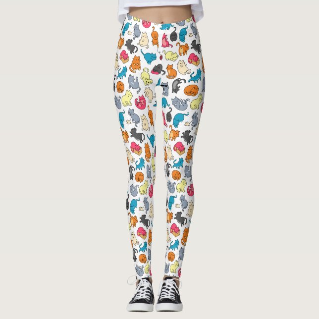 Collants Meowers Dame aux Chats (Devant)