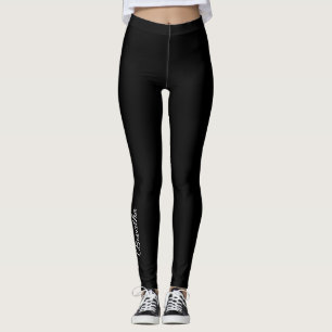 Collants noirs Breathe Lettering