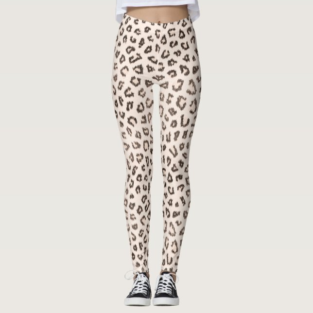 Collants Pale Leopard (Devant)