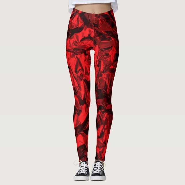 Collants papier d'emballage rouge (Devant)