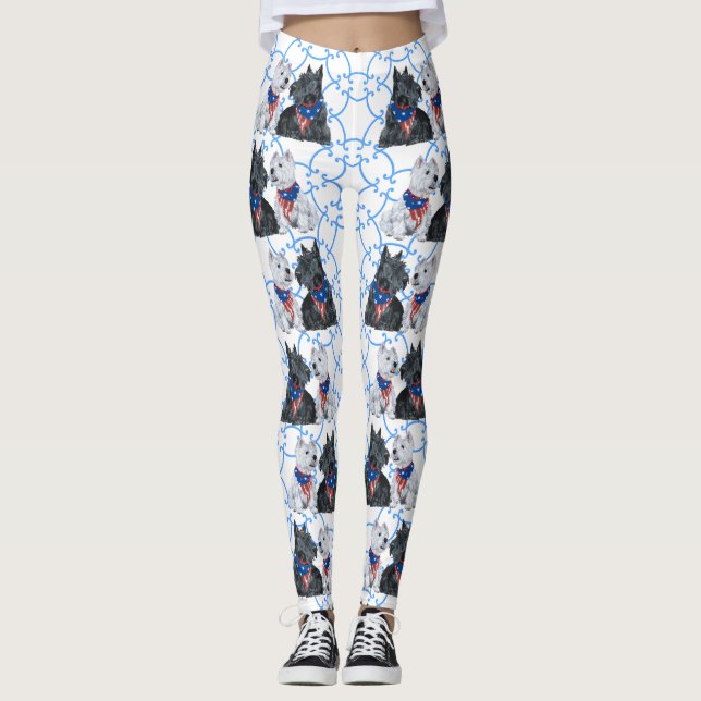 Collants Pattes de Scottie (Devant)