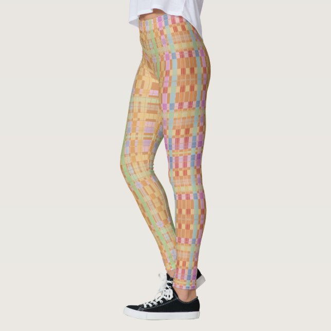 Collants pêche et carreaux (Gauche)
