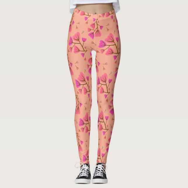 Collants Pétales Rougissantes (Devant)