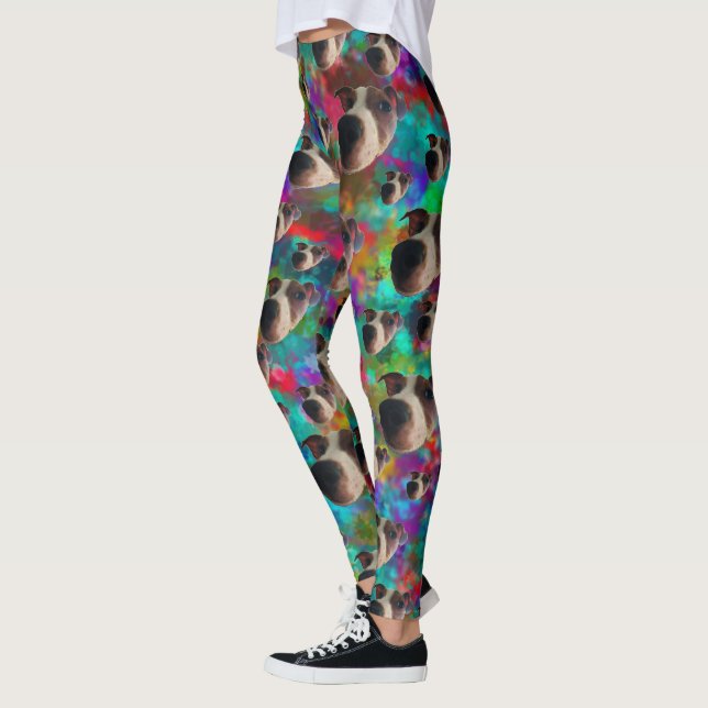 Collants Psychedéliques pour Femmes Jack Russell (Gauche)