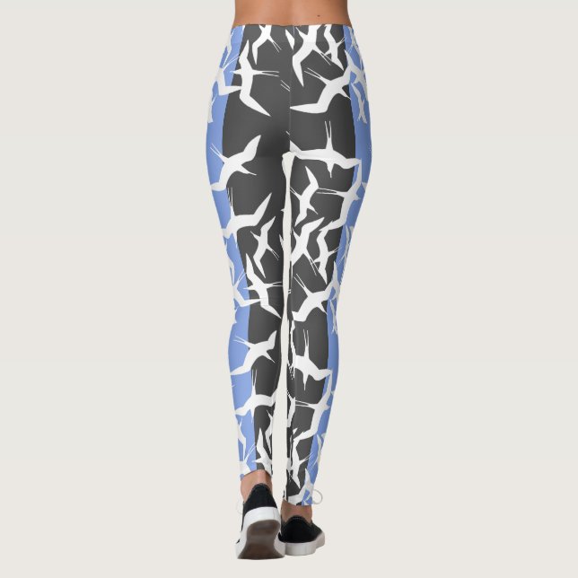 Collants Puissance Oiseau Volant de Style (Dos)