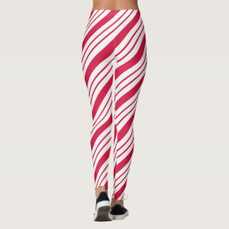 Collants rayés de bonbon de Noël
