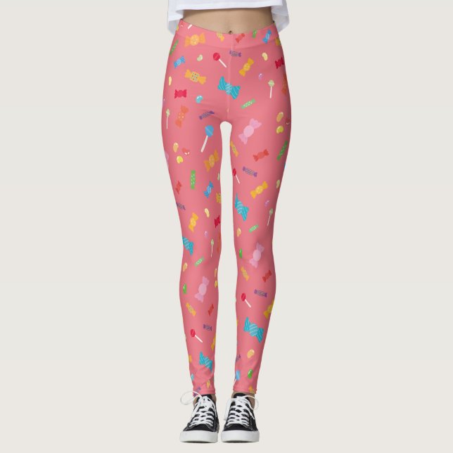 Collants rose bonbon (Devant)