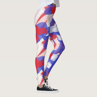 Collants Rouge Blanc Bleu