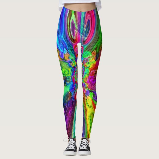Collants Spectre de Couleur Folle (Devant)
