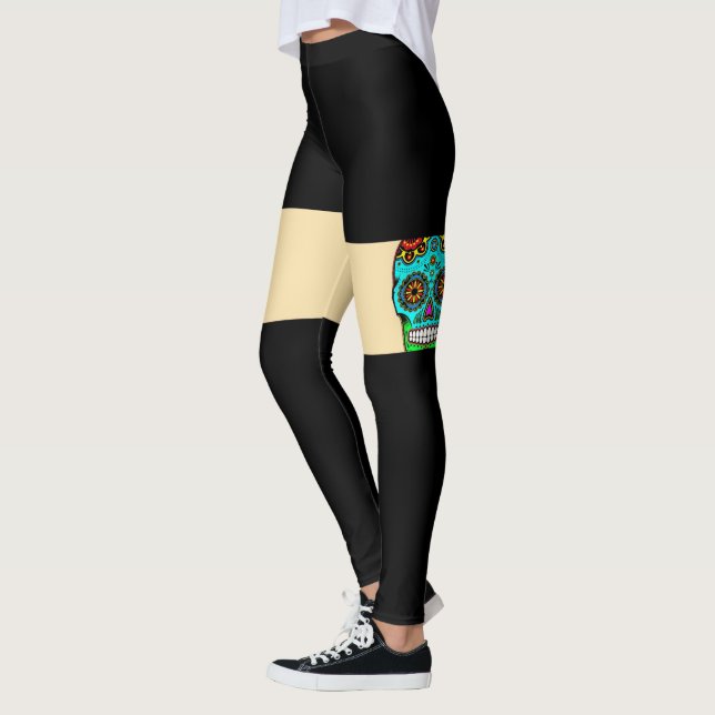 Collants Sugar Skull (Gauche)