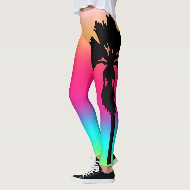Collants Sunset Palm Tree (Gauche)