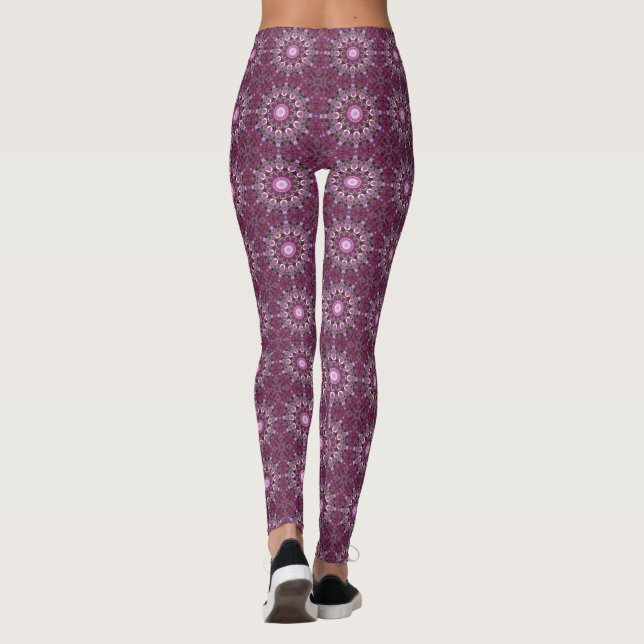 Collants tapis persan violet (Dos)