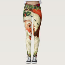 Collants Tartan de Noël Santa