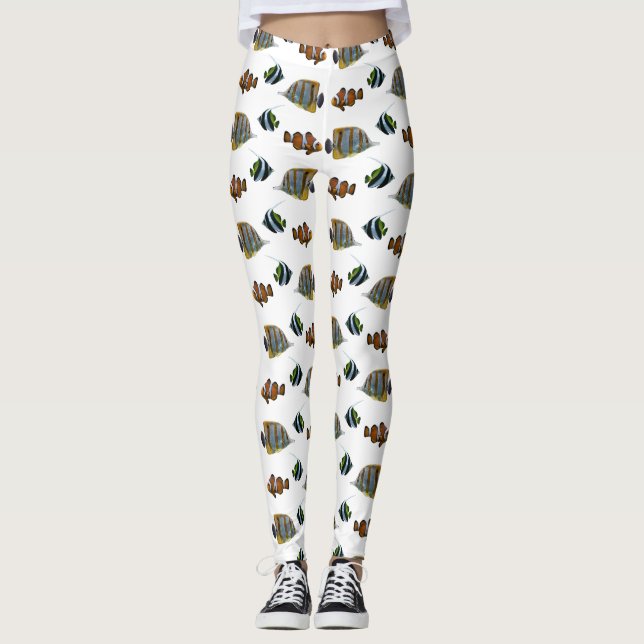 Collants Tropical Fish Frenzy (choisissez la coule (Devant)