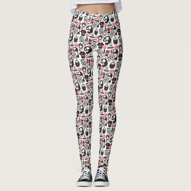 Collants Urban Chaos Doodle (Devant)