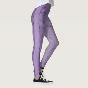 Collants vintage violet marbré - Cadeau lavande