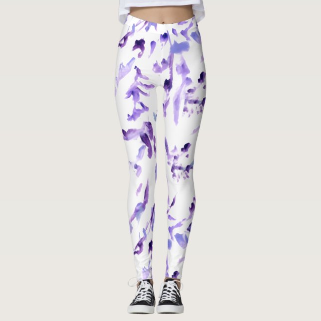 Collants violets  (Devant)