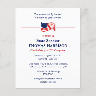 Collecte de fonds politique Patriotic American Fla