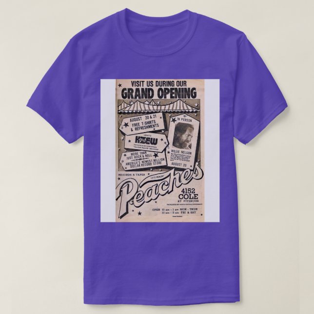 Collecte des enregistrements Bandes KZEW TShirt (Design devant)