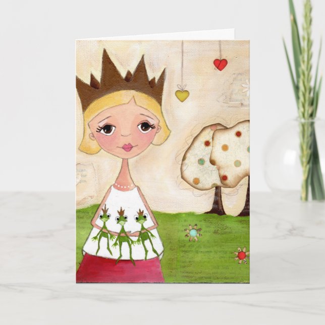 Collecteur de grenouille - carte de voeux (Devant)