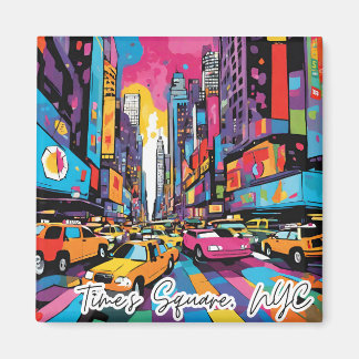 Collectible Funky City Magnet - Time's Carré NYC