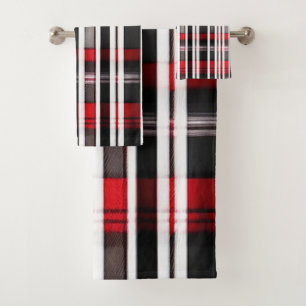Collection Abstraite de plaid rouge