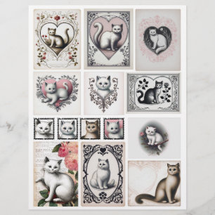 Collection adorable de chat Ephemera pour Papercra