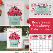 Assiettes En Carton Plaques de papier Baby shower Berry Sweet