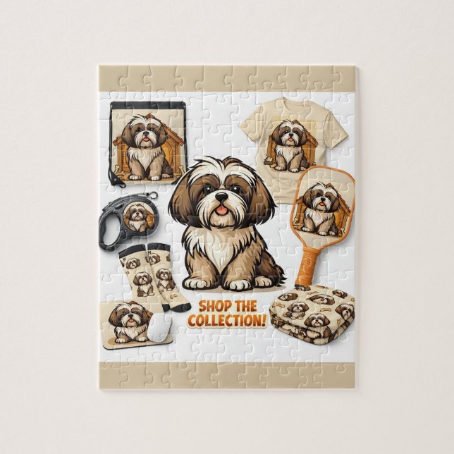 Collection Boutique Shih Tzu Puzzle  ("A whole world of Shih Tzu charm in one puzzle")