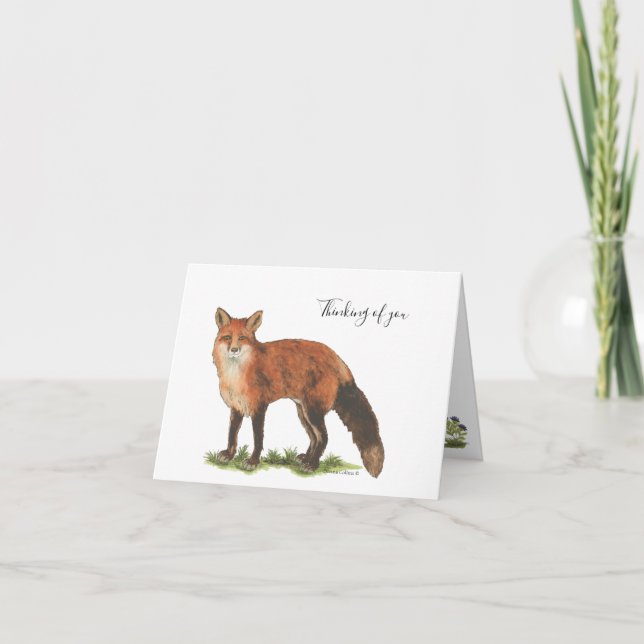 Collection Carte de Note Fox (Devant)