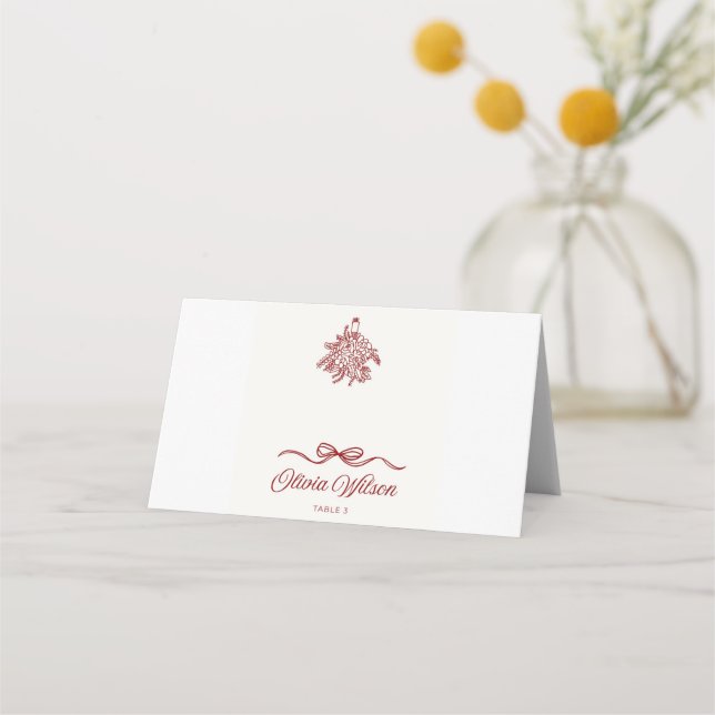 Collection Cartes de Place de Mariage (Devant)