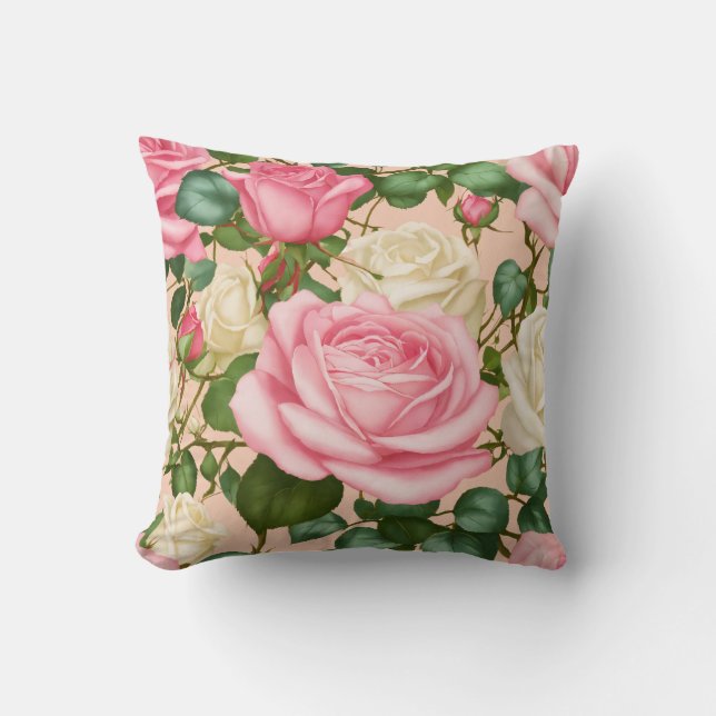 Collection Coussin Lavender Rose Vine Luxe (Recto)