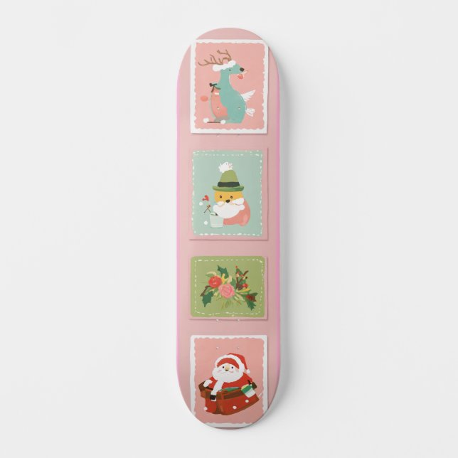 Collection d'autocollants : skateboard ludique et  (Recto)