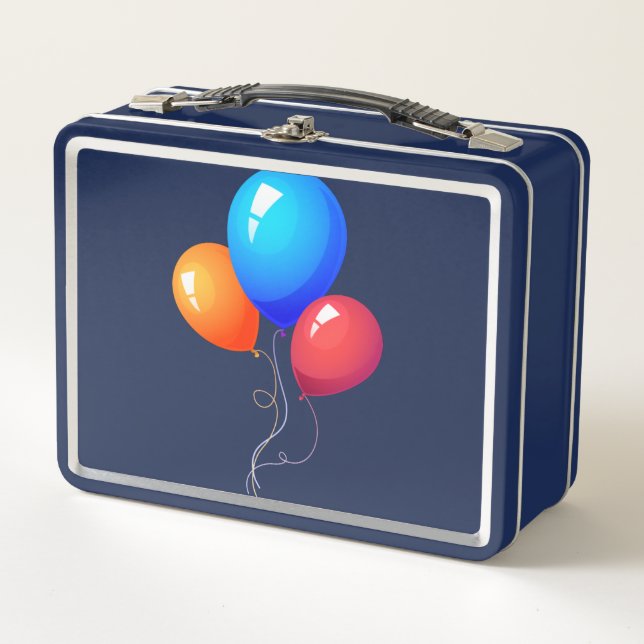 Collection d'automne 2024 Ballons bleus Lunchbox (Devant)