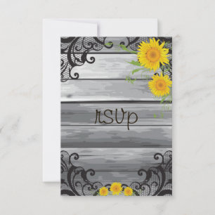 Collection de bois de grange de tournesols RSVP