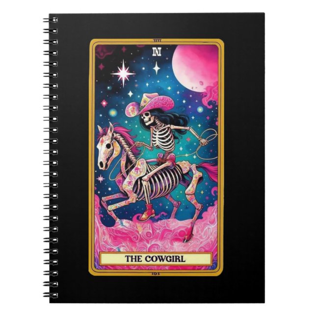 Collection de Carnets de carte Tarot Cowgirl (Devant)