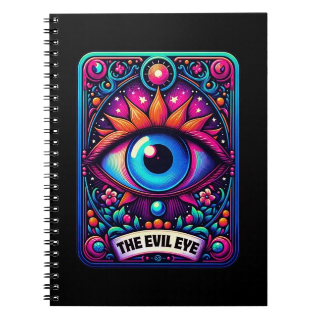 Collection de Carnets de la carte Evil Eye Tarot (Devant)