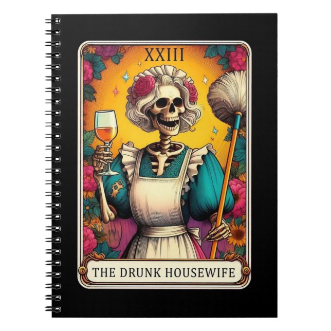Collection de Carnets de la carte Tarot femme au f (Devant)