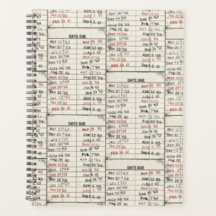 Collection de cartes de bibliothèque ancienne