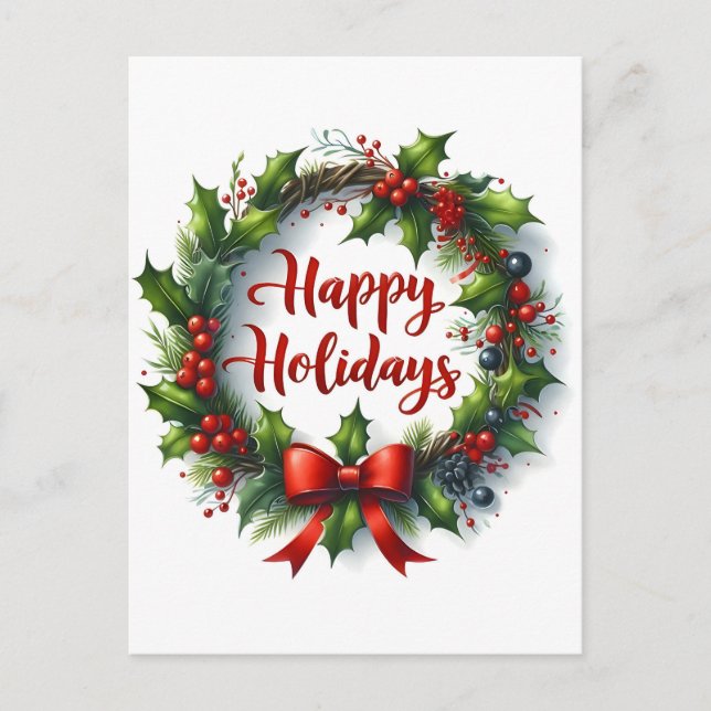 Collection de Cartes de Noël festives pour les Fêt (Devant)
