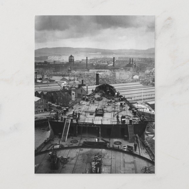 Collection de cartes postales RMS Queen Mary (Devant)
