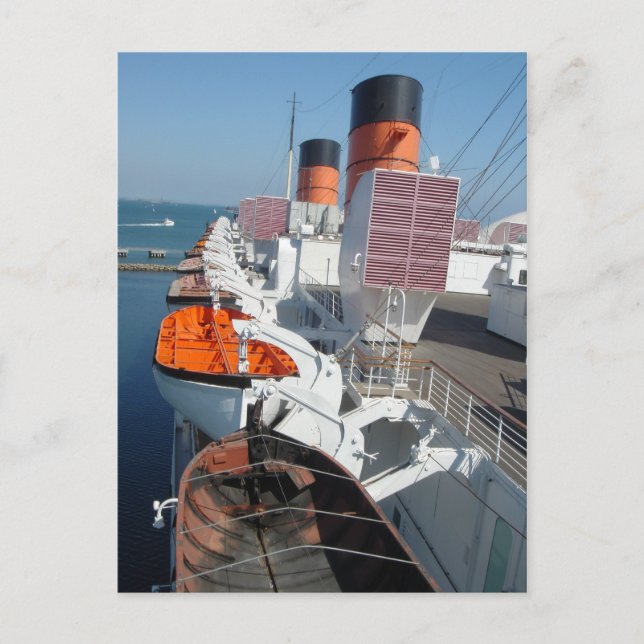 Collection de cartes postales RMS Queen Mary (Devant)