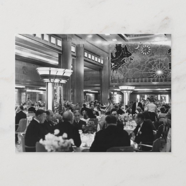 Collection de cartes postales RMS Queen Mary (Devant)