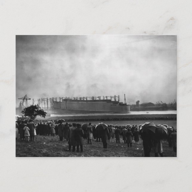 Collection de cartes postales RMS Queen Mary (Devant)
