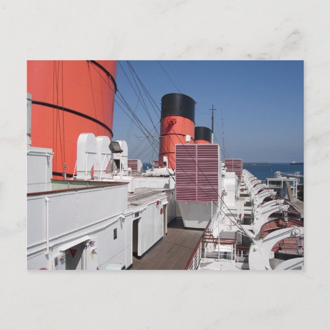 Collection de cartes postales RMS Queen Mary (Devant)