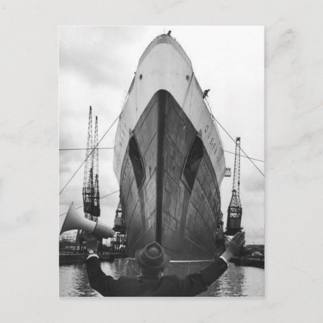 Collection de cartes postales RMS Queen Mary (Devant)