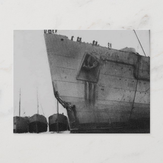 Collection de cartes postales RMS Queen Mary (Devant)