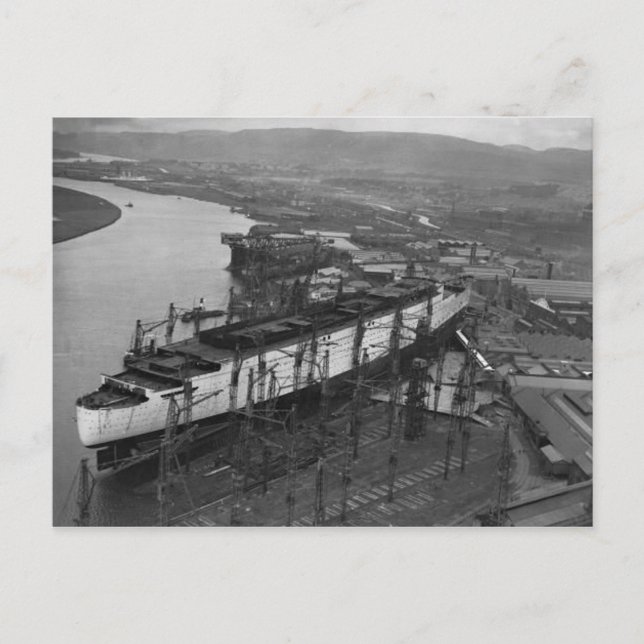 Collection de cartes postales RMS Queen Mary (Devant)