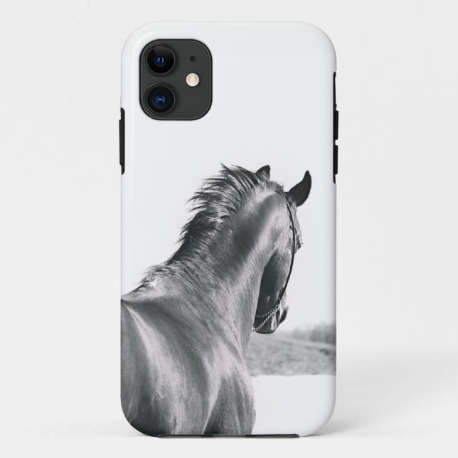 collection de chevaux. Coque iphone B&W OtterBox (Dos)